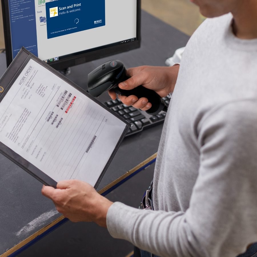 1D/2D Barcodescanner kompakt