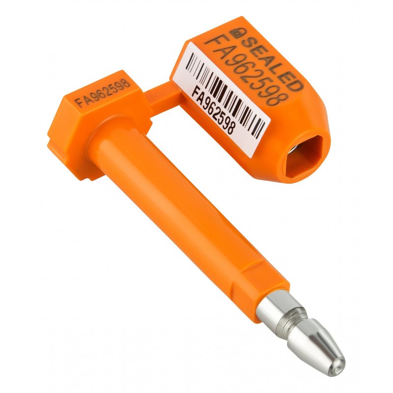 Bolzenplombe ISO 17712 Signalrot